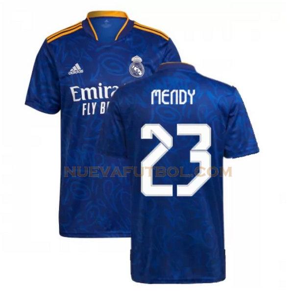 segunda camiseta mendy 23 real madrid 2021 2022 azul hombre