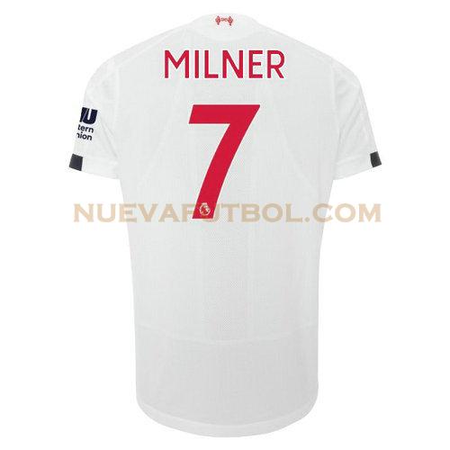 segunda camiseta milner 7 liverpool 2019-2020 hombre