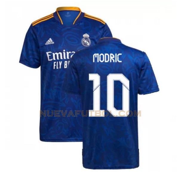 segunda camiseta modric 10 real madrid 2021 2022 azul hombre