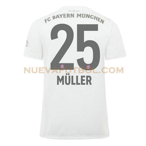 segunda camiseta muller 25 bayern de múnich 2019-2020 hombre