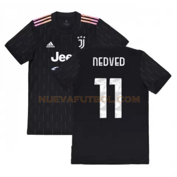 segunda camiseta nedved 11 juventus 2021 2022 negro hombre