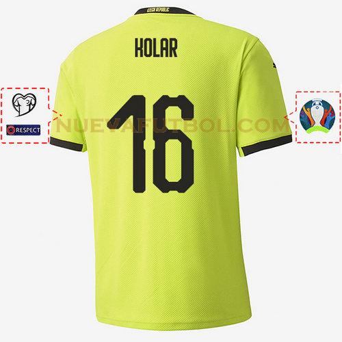 segunda camiseta ondrej kolar 16 republica checa 2020 hombre