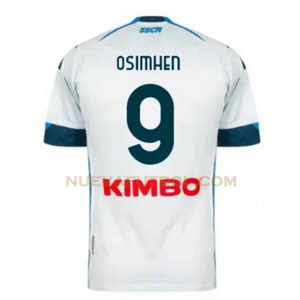 segunda camiseta osimhen 9 nápoles 2020-2021 hombre