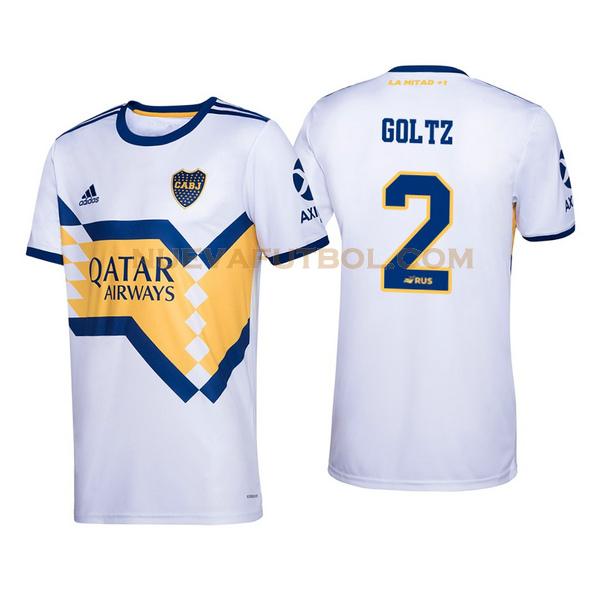 segunda camiseta paolo goltz 2 boca juniors 2020-2021 hombre