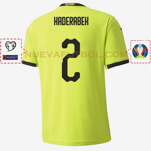 segunda camiseta pavel kaderabek 2 republica checa 2020 hombre