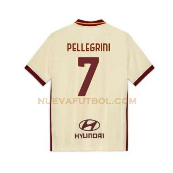 segunda camiseta pellegrini 7 as roma 2020-2021 hombre