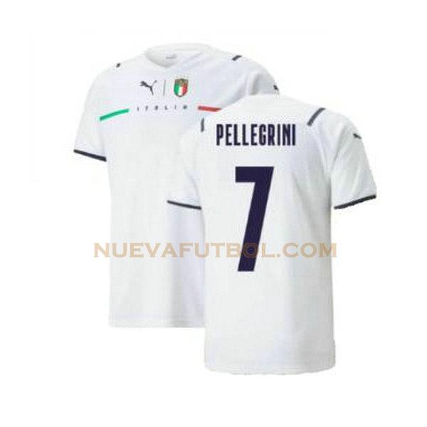 segunda camiseta pellegrini 7 italia 2021 2022 blanco hombre