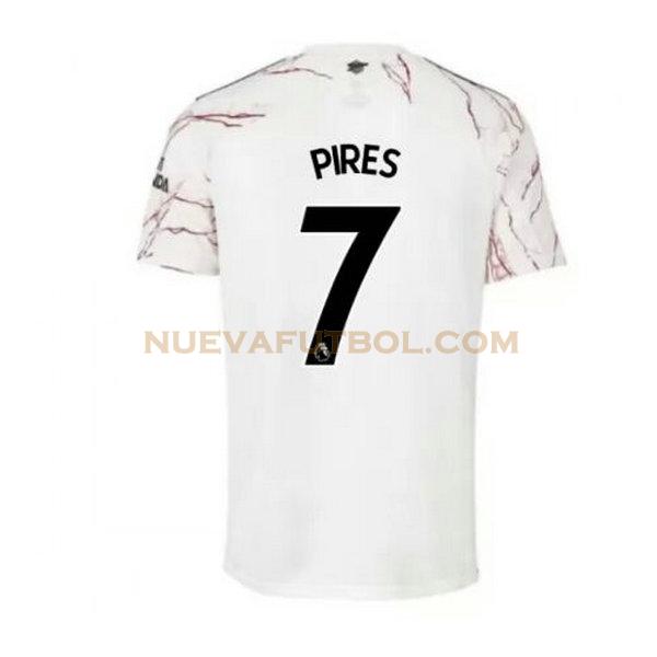 segunda camiseta pires 7 arsenal 2020-2021 hombre