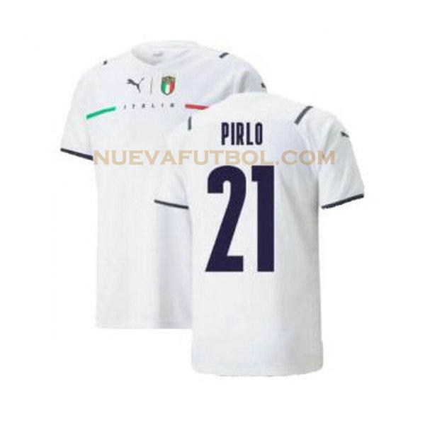 segunda camiseta pirlo 21 italia 2021 2022 blanco hombre