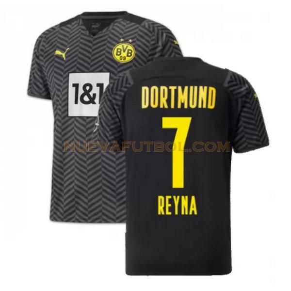 segunda camiseta reyna 7 borussia dortmund 2021 2022 negro hombre