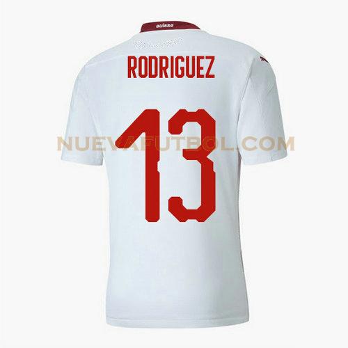 segunda camiseta ricardo rodriguez 13 suiza 2020 hombre