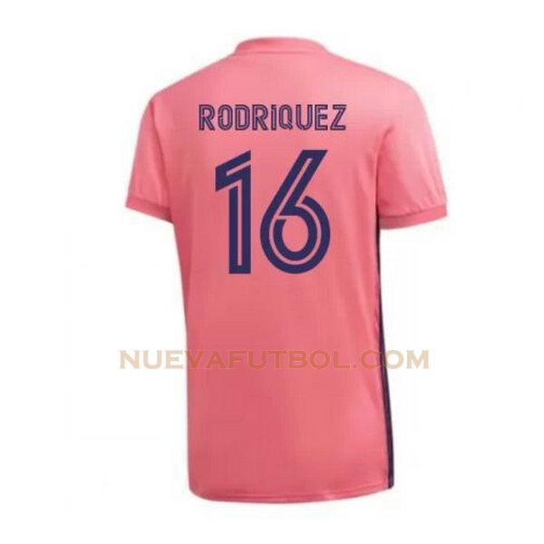 segunda camiseta rodriquez 16 real madrid 2020-2021 hombre