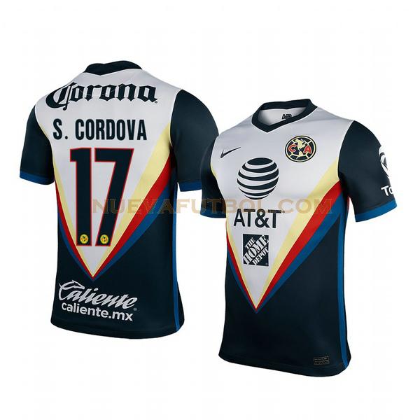 segunda camiseta sebastian cordova 17 club américa 2020-2021 hombre