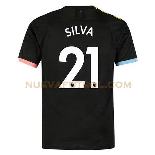 segunda camiseta silva 21 manchester city 2019-2020 hombre