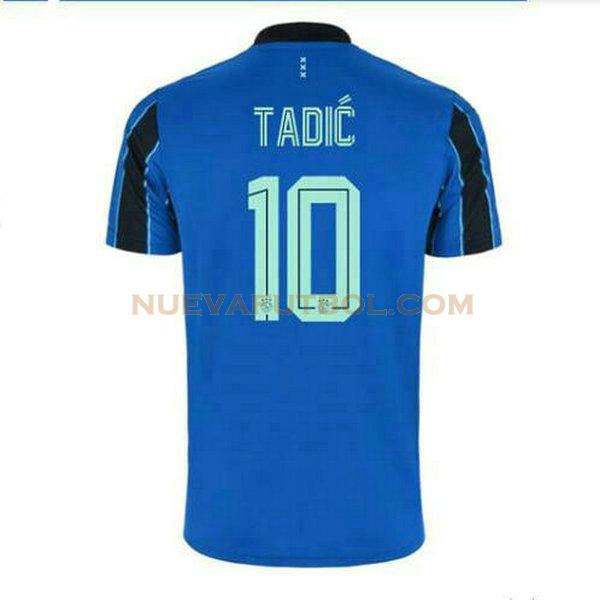 segunda camiseta tadic 10 ajax 2021 2022 azul hombre