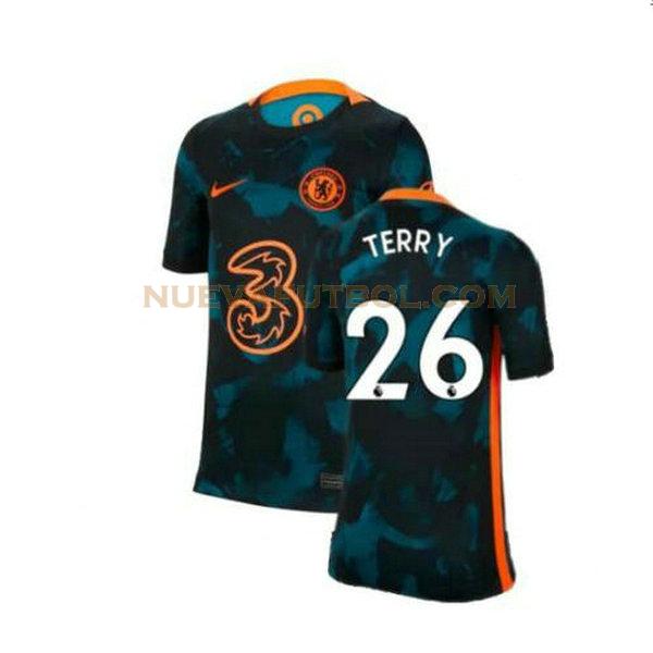 segunda camiseta terry 26 chelsea 2021 2022 verde hombre