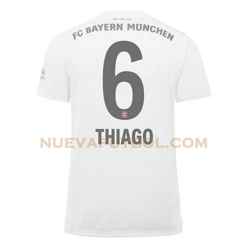 segunda camiseta thiago 6 bayern de múnich 2019-2020 hombre