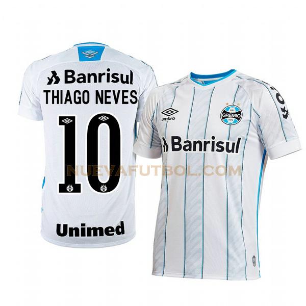 segunda camiseta thiago neves 10 grêmio fbpa 2020-2021 hombre