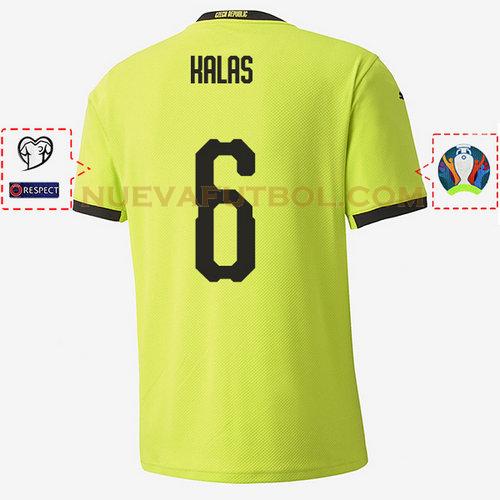 segunda camiseta tomas kalas 6 republica checa 2020 hombre