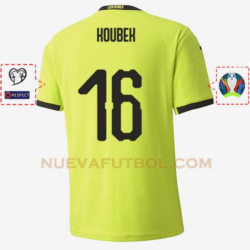 segunda camiseta tomas koubek 16 republica checa 2020 hombre