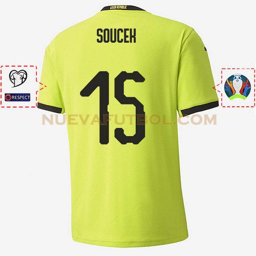 segunda camiseta tomas soucek15 republica checa 2020 hombre