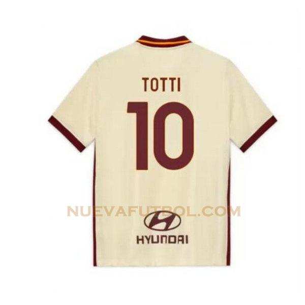 segunda camiseta totti 10 as roma 2020-2021 hombre