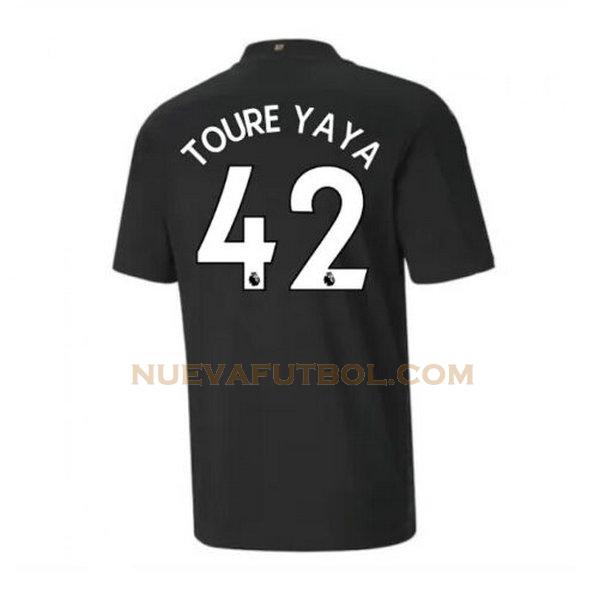 segunda camiseta toure yaya 42 manchester city 2020-2021 hombre