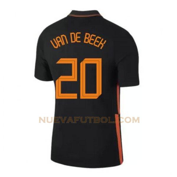 segunda camiseta van de beek 20 países bajos 2020 hombre