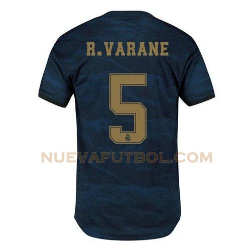 segunda camiseta varane 5 real madrid 2019-2020 hombre