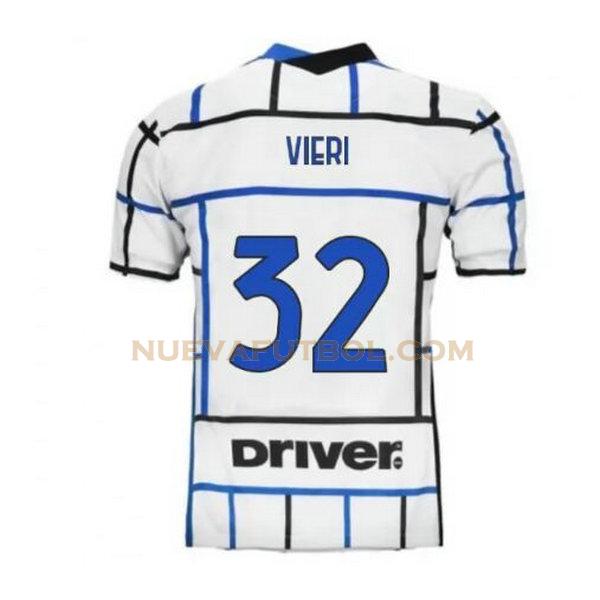 segunda camiseta vieri 32 inter milan 2020-2021 hombre