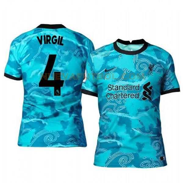 segunda camiseta virgil van dijk 4 liverpool 2020-2021 hombre