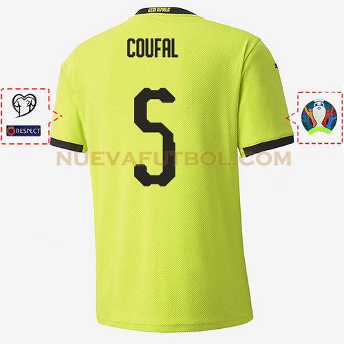 segunda camiseta vladimir coufal 5 republica checa 2020 hombre