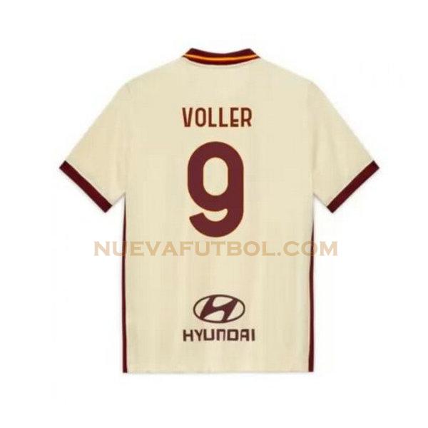 segunda camiseta voller 9 as roma 2020-2021 hombre