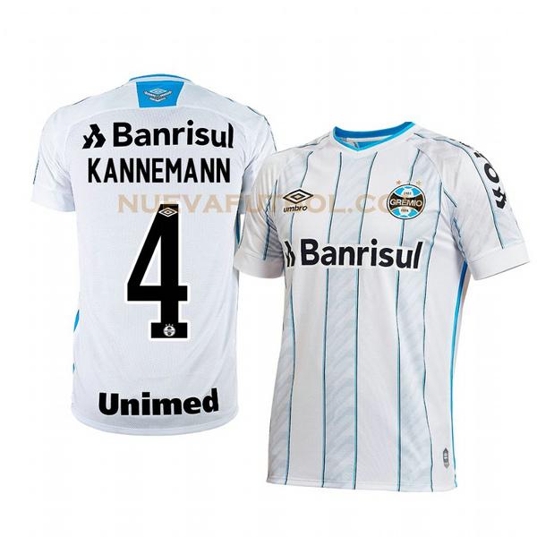 segunda camiseta walter kannemann 4 grêmio fbpa 2020-2021 hombre