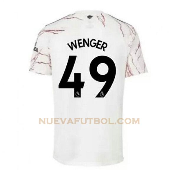 segunda camiseta wenger 49 arsenal 2020-2021 hombre