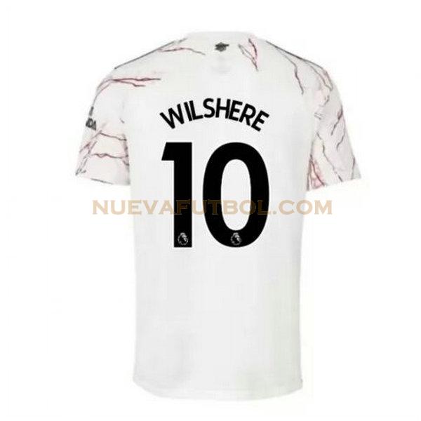 segunda camiseta wilshere 10 arsenal 2020-2021 hombre