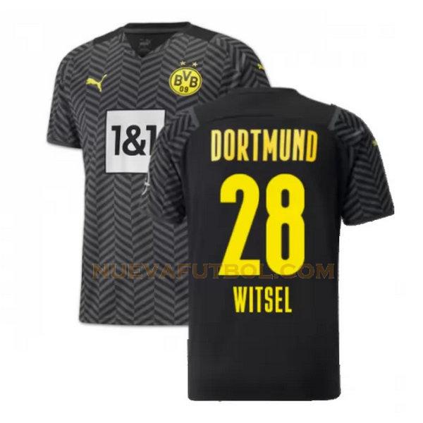 segunda camiseta witsel 28 borussia dortmund 2021 2022 negro hombre