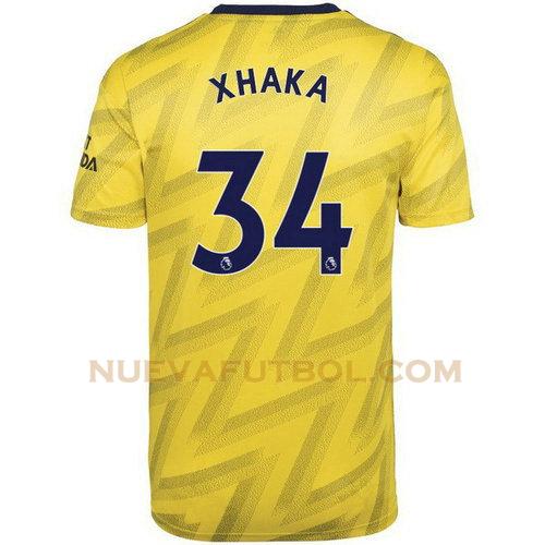 segunda camiseta xhaka 34 arsenal 2019-2020 hombre