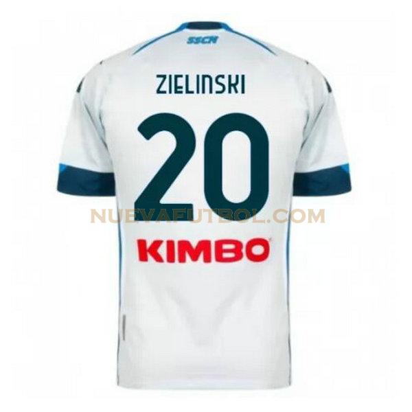 segunda camiseta zielinski 20 nápoles 2020-2021 hombre