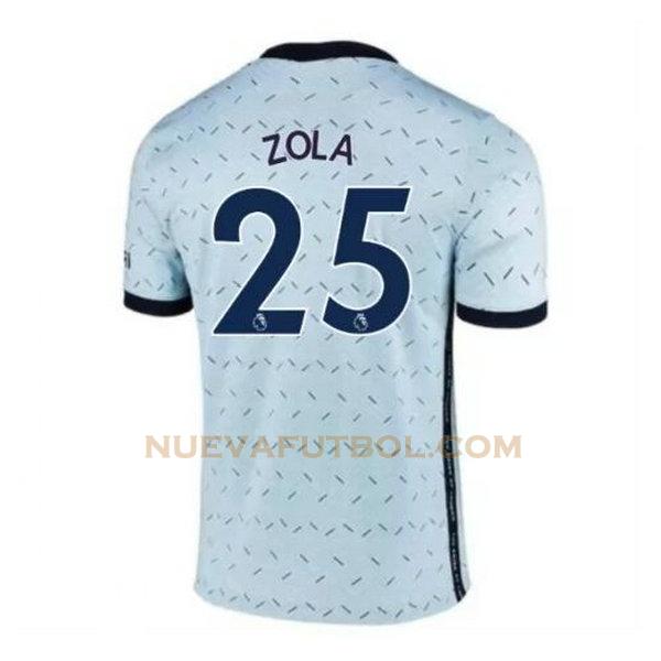 segunda camiseta zola 25 chelsea 2020-2021 hombre