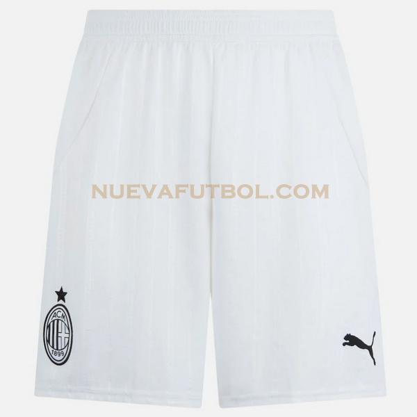 segunda pantalones cortos ac milan 2024 2025 blanco hombre