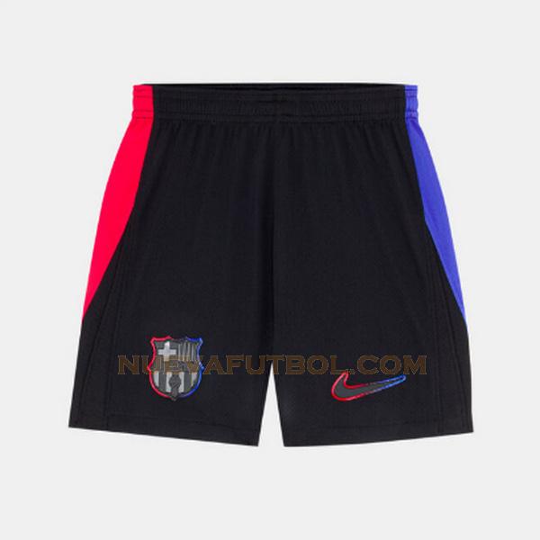 segunda pantalones cortos barcelona 2024 2025 negro hombre