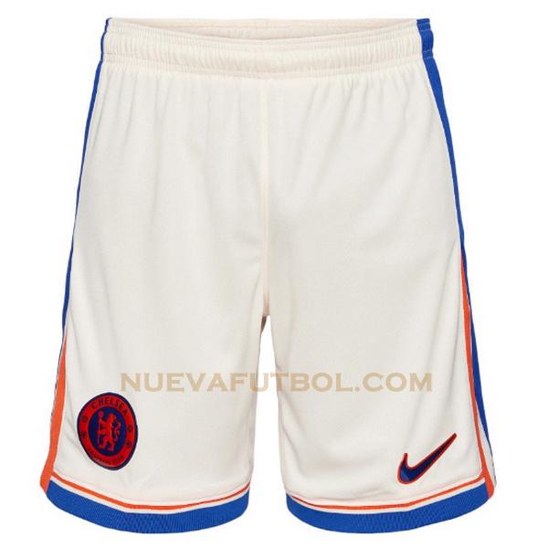 segunda pantalones cortos chelsea 2024 2025 blanco hombre