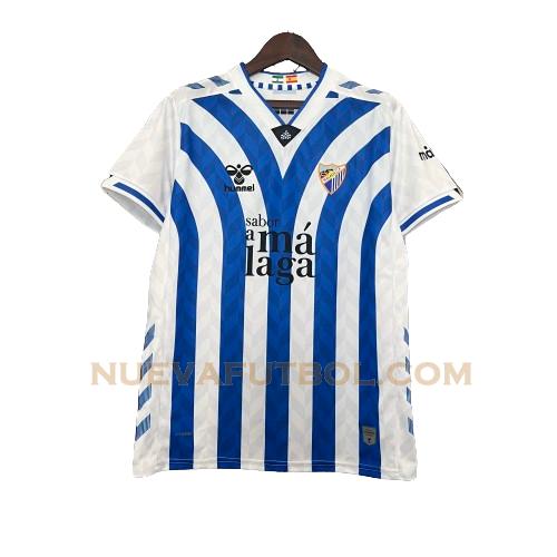 special edition camiseta málaga 2024 2025 blanco azul hombre