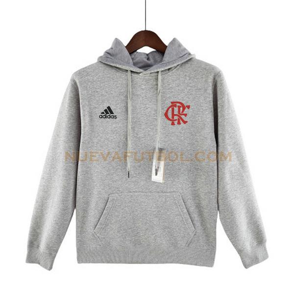 sudadera flamengo 2022 2023 gris hombre