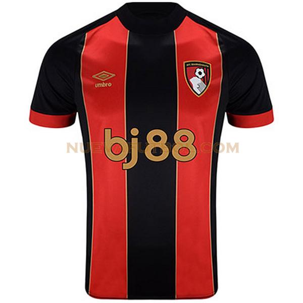 tailandia primera camiseta afc bournemouth 2024 2025 rojo negro hombre