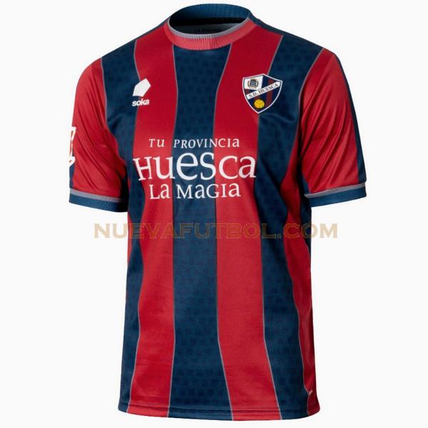 tailandia primera camiseta huesca 2024 2025 rojo blanco hombre