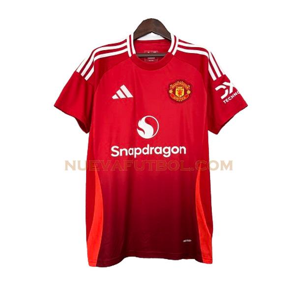 tailandia primera camiseta manchester united 2024 2025 rojo hombre