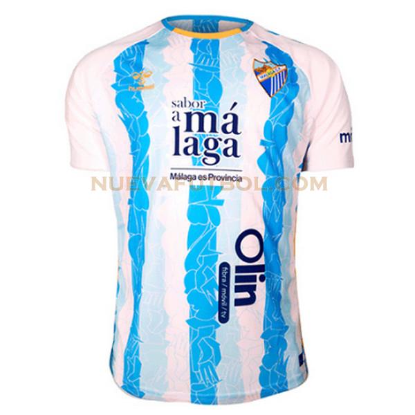 tailandia primera camiseta málaga 2024 2025 blanco azul hombre