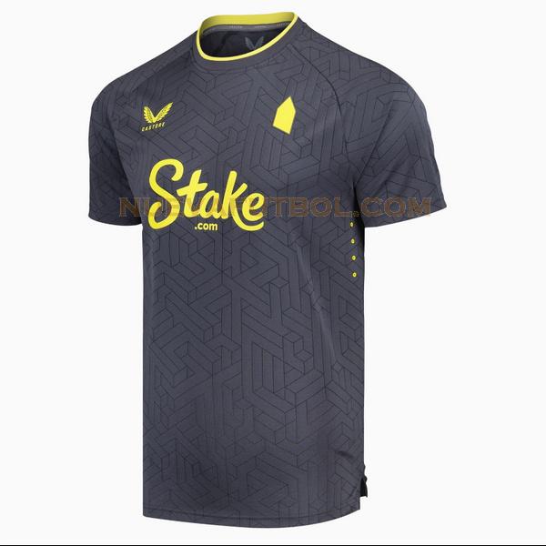 tailandia segunda camiseta everton 2024 2025 negro hombre